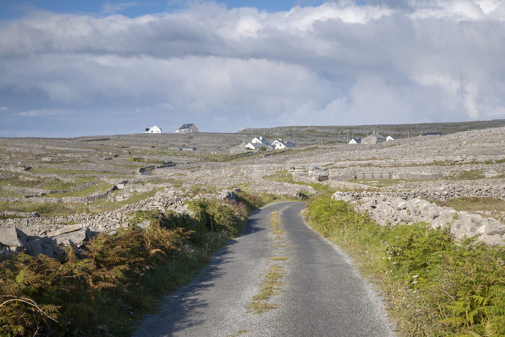 Open Road on Inishmore, Aran Islands, Ireland